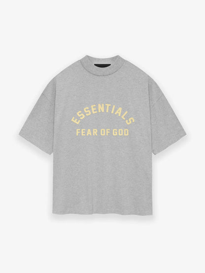 Fear of God Essentials Heavy Jersey T-Shirt - Light Heather Grey