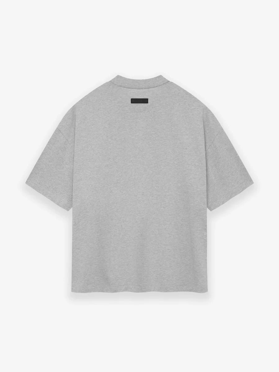 Fear of God Essentials Heavy Jersey T-Shirt - Light Heather Grey