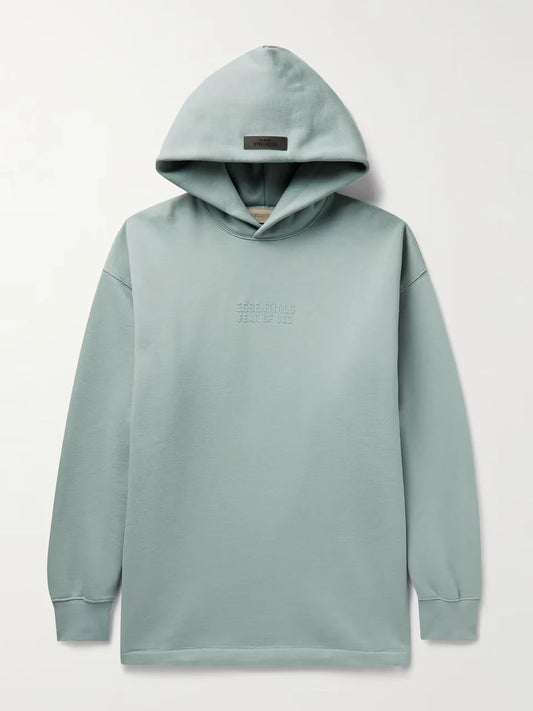 APPLIQUÉD COTTON-BLEND JERSEY HOODIE